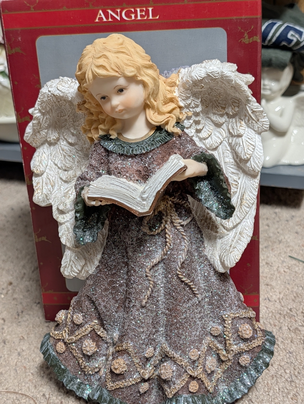 Santa's Collection Vintage Angel Figurine